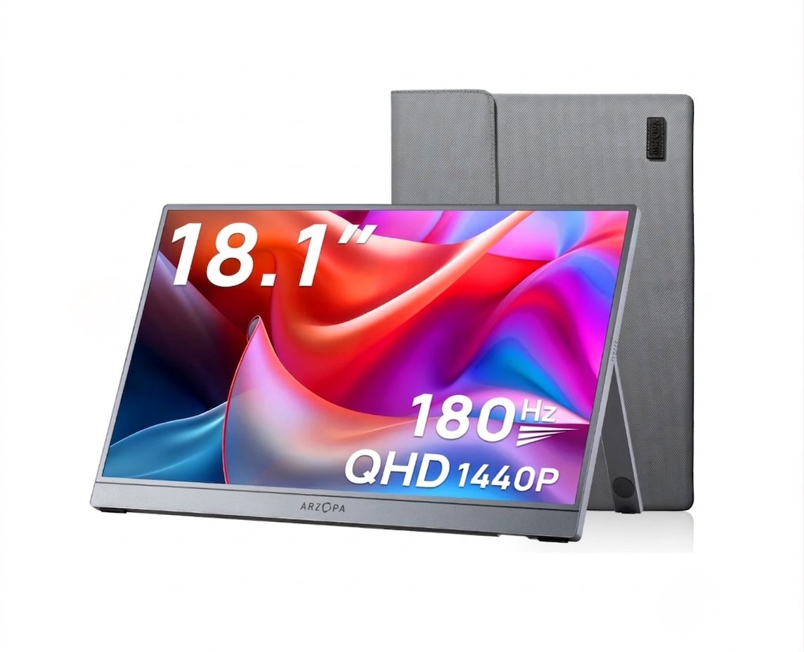 ARZOPA 18.1 Portable Monitor QHD 180Hz